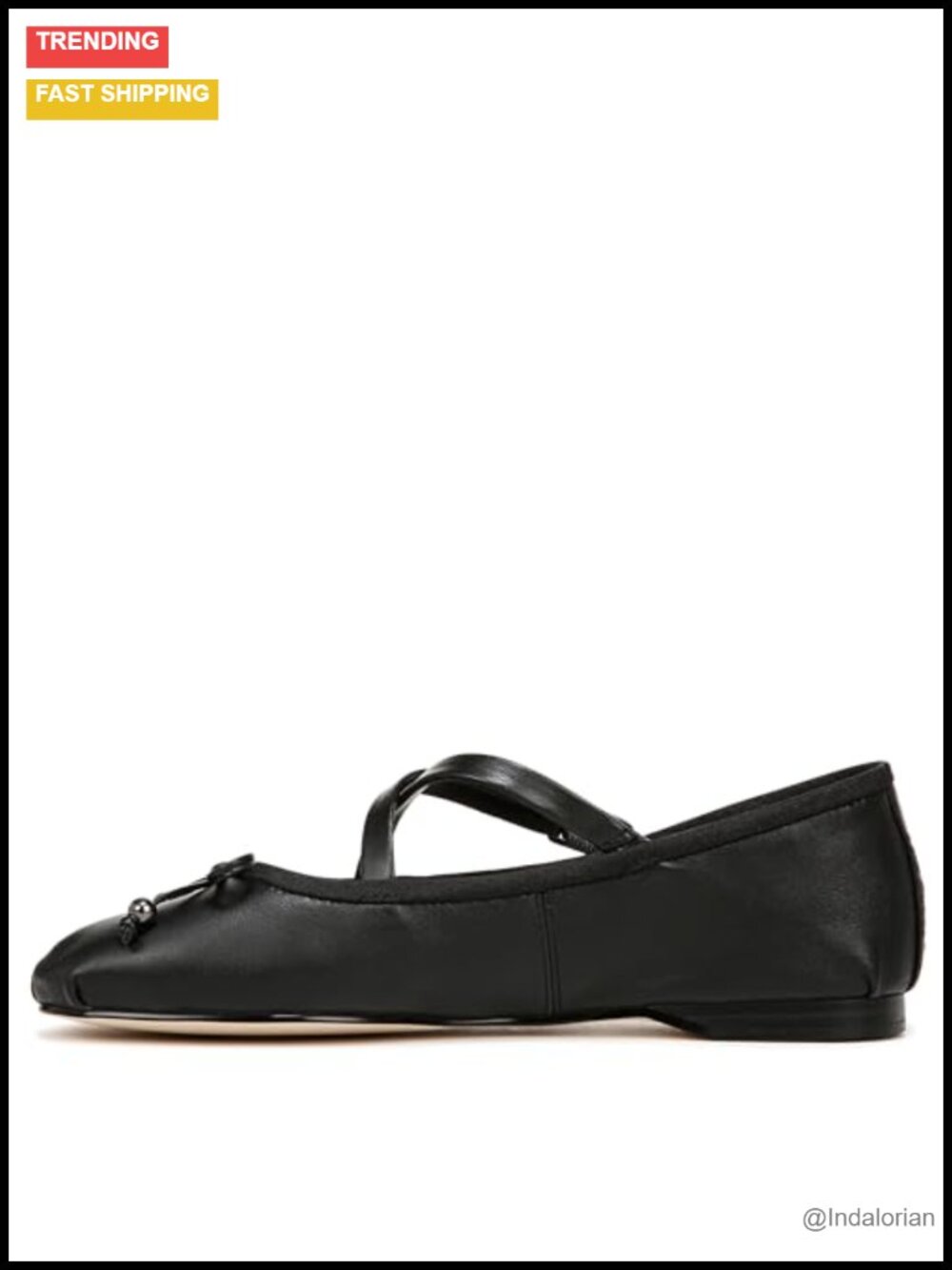 Womens Zuri Ballet Flat Synthetic Sole Buckle Bow Casual